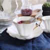 Retro Court European Coffee Cup Exquisite Gold Painted Ceramic Afternoon Tea Coffee Cup Flower Tea Cup