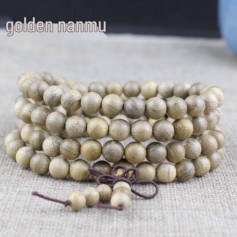 Деревянные браслеты из бусин сандалового дерева - 108 бусин, унисекс украшения для пар