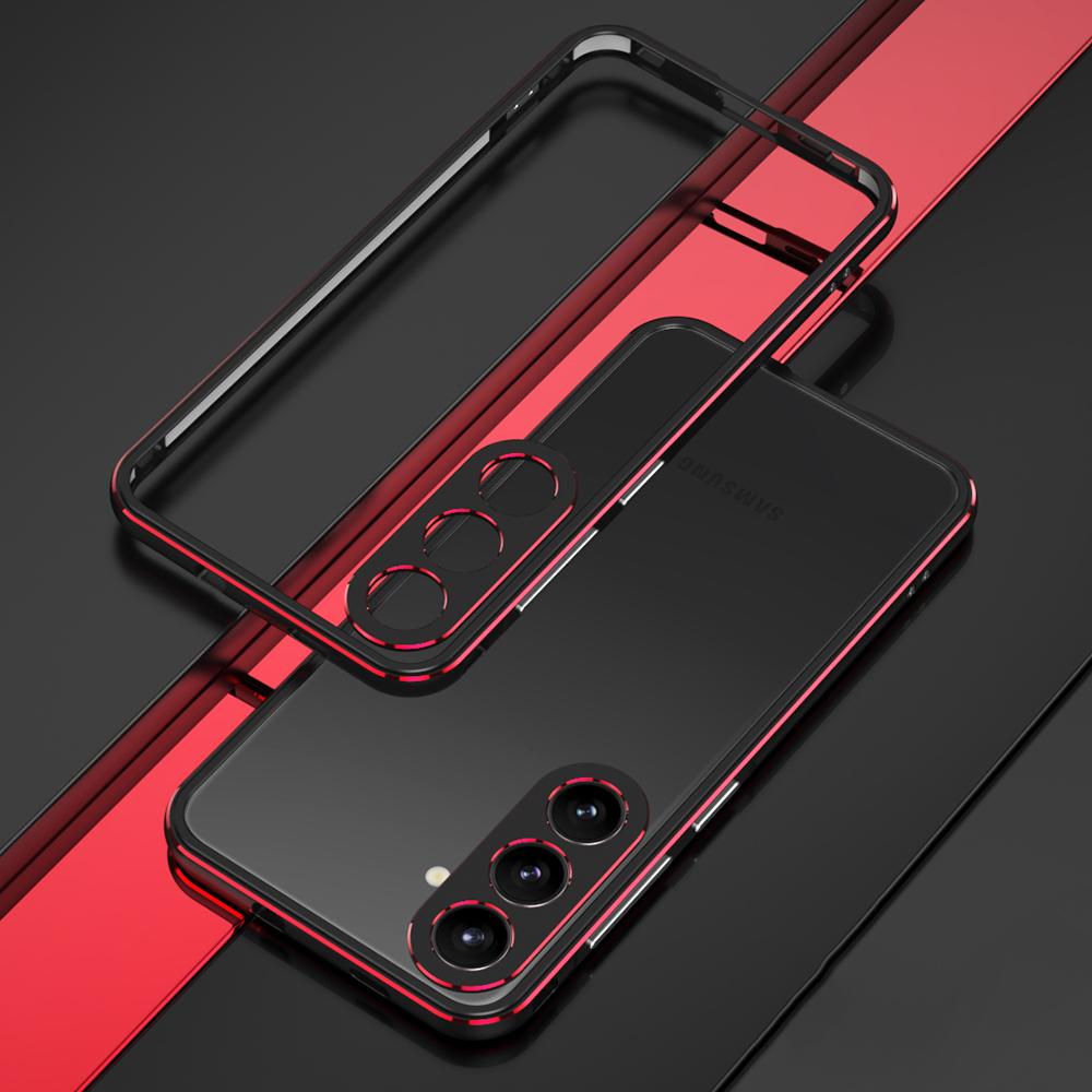 Металлический бампер для Samsung Galaxy S25 с защитой объектива камеры
