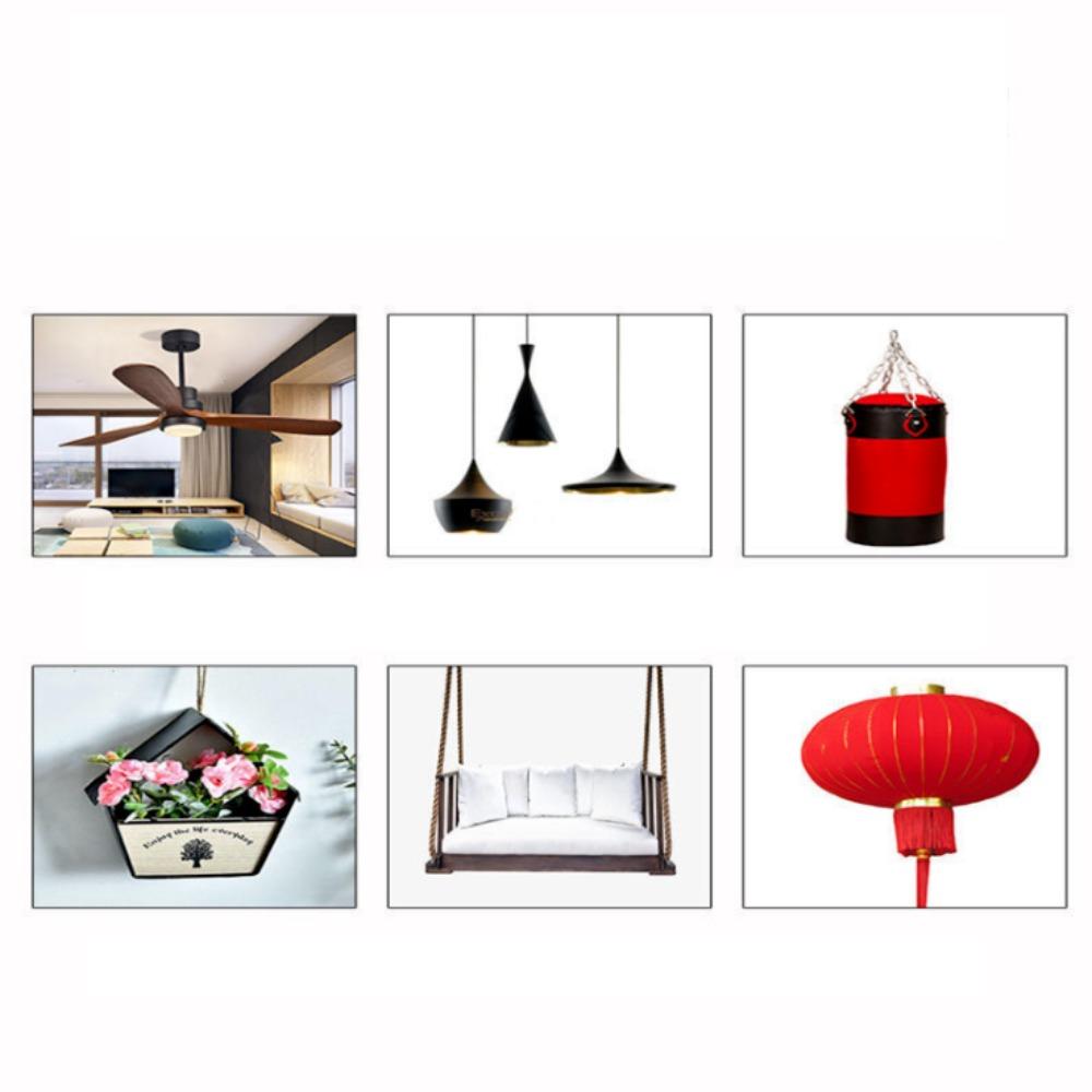 4pcs Heavy Duty Ceiling Hook Ceiling Fan Hammock Hanging Accessory Ceiling Screw 5mm/6mm/8mm/9mm