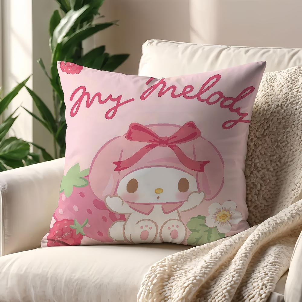 Cute MMelodyS cushion cover For Pillow Printing Sofa Decoration Home Car Room Coffee Shop Office Nordic Simplicity