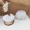 Eggshell Shape Silicone Candle Stand Mould For Epoxy Resin Candle Tealight Holder Decoration Candlestick Silicone Molds