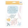 Transfert textile thermocollant A5 Slow Life - Ma vie