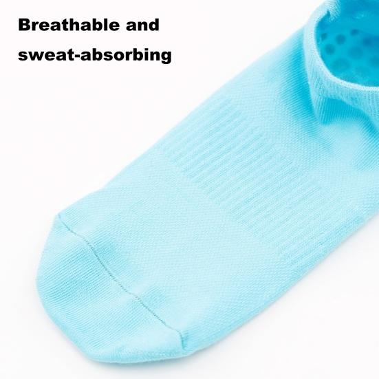 1 Pair Unisex Floor Socks Anti-slip Silicone Bottom Mid-tube No Odor Thickened Warm