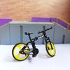Складная модель горного велосипеда с вращающимися колесами, мини-велосипед с пальцами, развивающая игрушка, украшение для рабочего стола, подарок для маленьких мальчиков и девочек