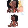 Реалистичная кукла-младенец, имитация, виниловая, африканская девочка, игрушка-кукла для малышей