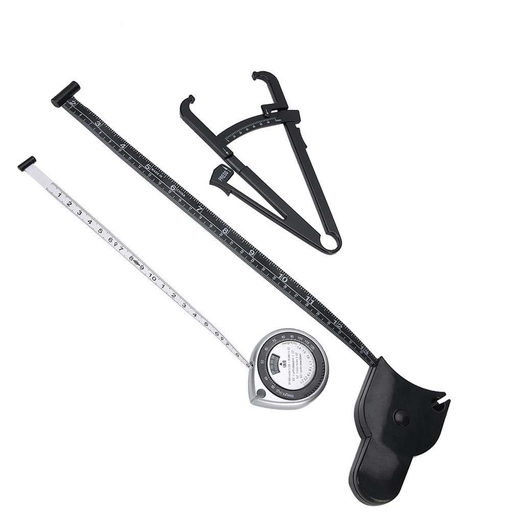 Fat Caliper Body Measuring Ruler Measure Tape for Waist Leg Arm Measurement Tools