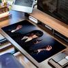 1pc Large Gaming Mouse Pad, UV Reactive Non-Slip Desk Mat, Washable PolyesterGothic, Mysterious, WednesdayComputer Pad with Vibrant Game Mac