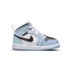 Air Jordan 1 Mid TD Ice Blue Baby Sneakers Sail White Black 644507-401