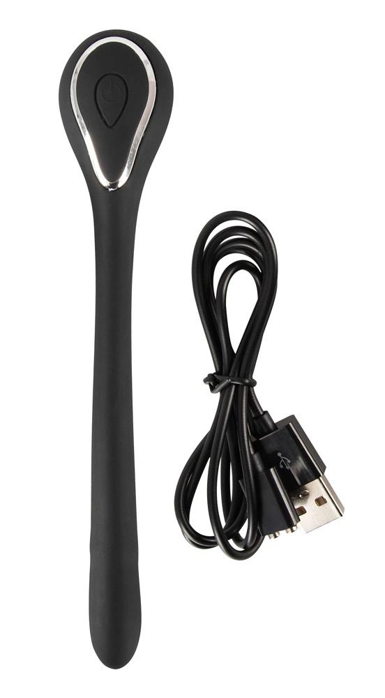Penisplug - Vibrating bendable penis dilator