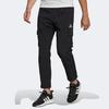 Adidas Спортивные брюки-карго с однотонным логотипом, мужские, черные, HE1859