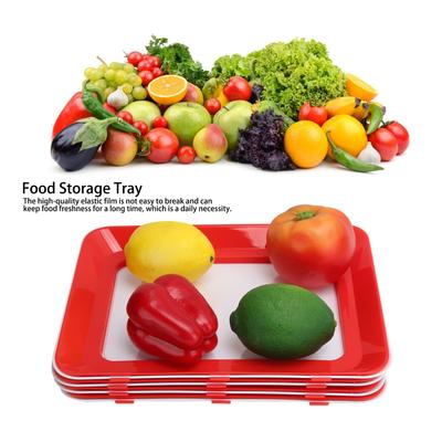 Лоток для хранения продуктов Вакуумный контейнер для хранения продуктов для холодильника, морозильника, кухонного инструмента Вакуумный лоток для хранения продуктов