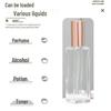 Mini Glass Perfume Atomizer: Portable Press-Type Spray Bottle (5ml, 6ml, 10ml, 20ml)