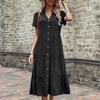 2023 Summer European & American Women's Mid-Length Hepburn Style French Dress