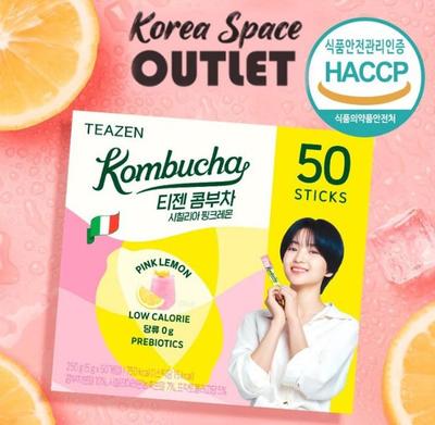 Teazen Чайный гриб Teazen с розовым лимоном