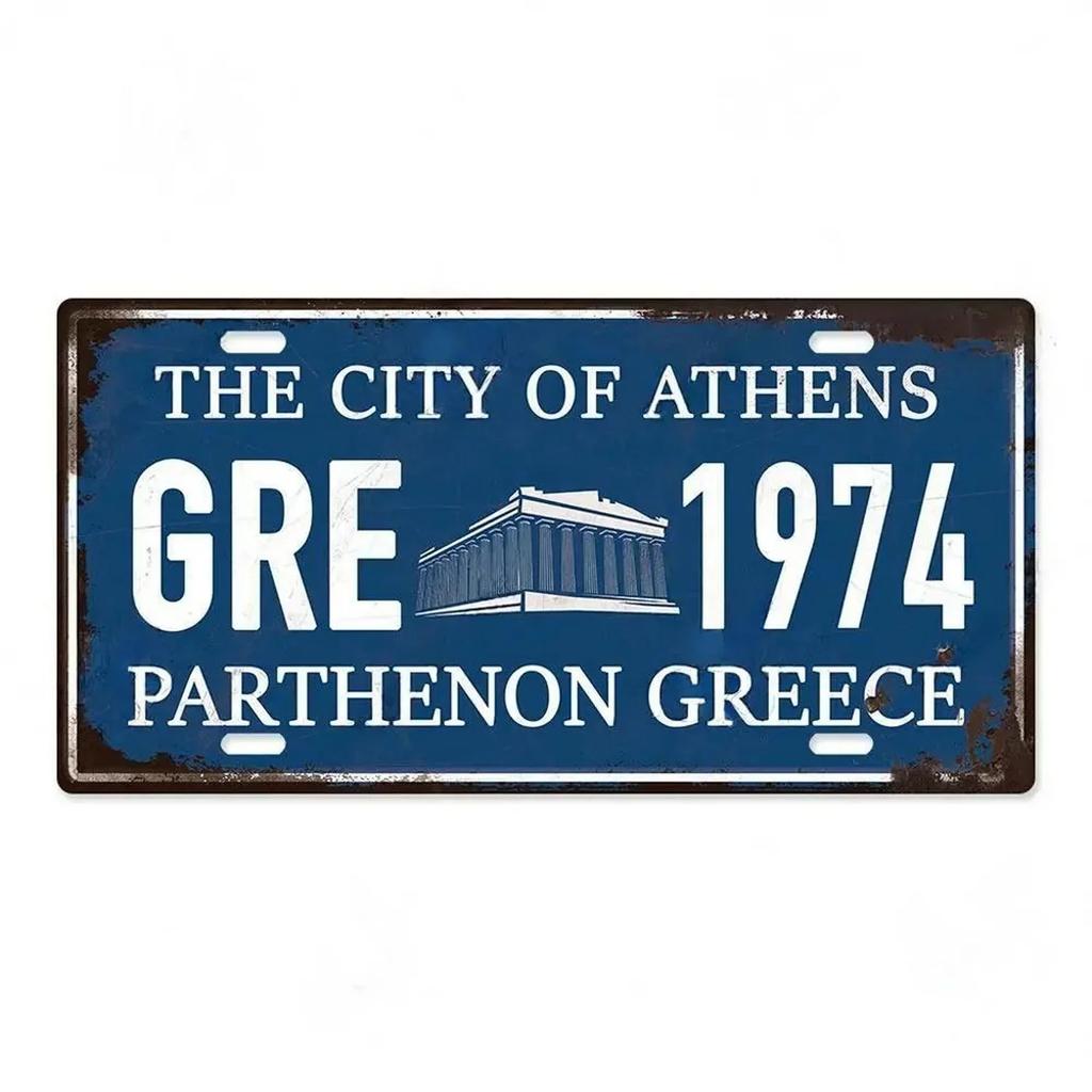 Париж Берлин Мадрид Москва Металлические Жестяные Вывески Винтажная Табличка Автомобильный Номерной Знак Рельефная Бирка Гараж Бар Пабы Клубы Домашний Настенный Декор