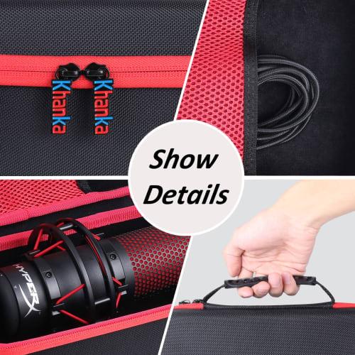Khanka Hard Case for HyperX QuadCast/QuadCast S Standalone Microphone Streamer