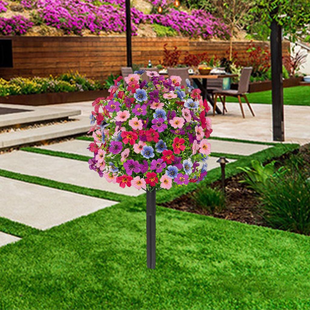 Artificial Flower Garden Stake Decoration Versatile 24" Romantic Gift Fairy