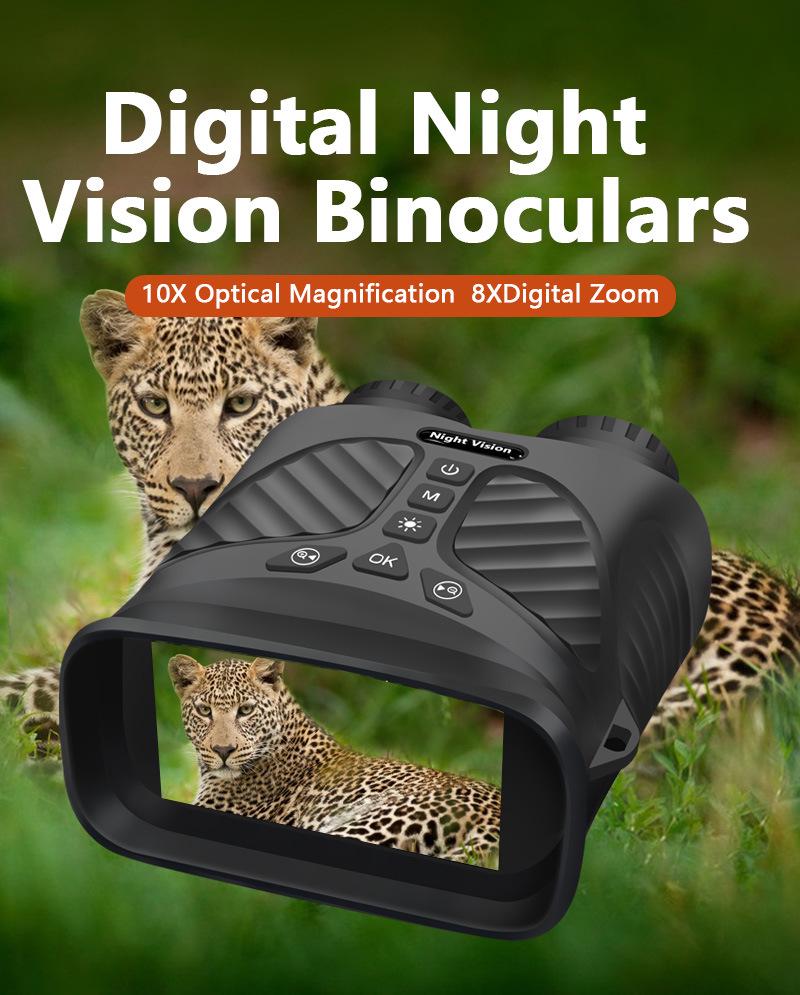 2.5K HD Infrared Camera Binoculars: Outdoor Bird Watching, Digital Night Vision, Hunting Telescope