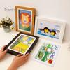 Детская художественная рамка для картины, магнитная рамка для открывания спереди, для дома, гостиной, спальни, стены, для детского рисунка, фоторамка для показа картин