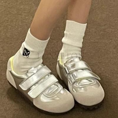 Женская повседневная обувь из натуральной кожи, сетчатая ткань, вентилируемая, на шнуровке, классическая спортивная обувь, модные дизайнерские женские кроссовки