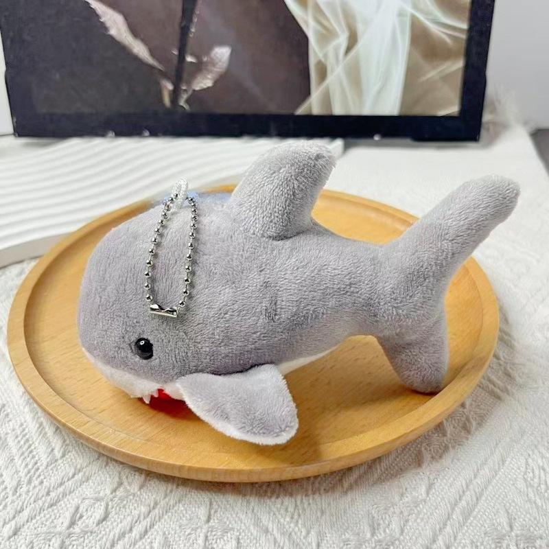 18 см Милые Игрушки-Подвески Акулы Плюшевые Мягкие Мультяшные Киты Набивные Куклы Брелок для Рюкзака Подвеска для Сумки Детские Подарки на День Рождения