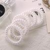 Shiny Thickened Telephone Cord Hair Ties - Elastic Bands for Adults