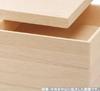 Outdoor Lunch Box Made in 3 Fuukiho White x x J-kitchens (Bento Box) Japan, Tiers, 8-inch Wooden, Wood, 24.2cm 24.2cm 19.0cm