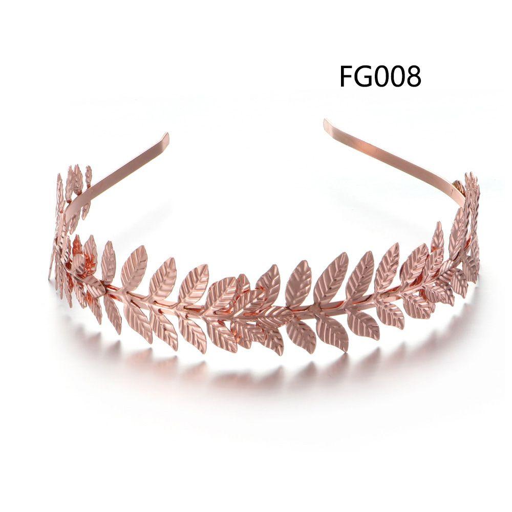 Украшения для волос Головной убор Короны Обруч для волос Листья Резинки для волос Свадебные аксессуары для волос Повязки на голову для невесты