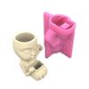 Silicone Flowerpot Mold Silicone  Vase Mold  Concrete Molds Pencil Holder Moulds Suitable for Succulent