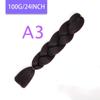 MISQUEEN Yaki Soft Hair Ombre Crochet Braiding Hair Extension For Braid 24 Inch Pink Synthetic Crochet Hair Jumbo Braid Hair