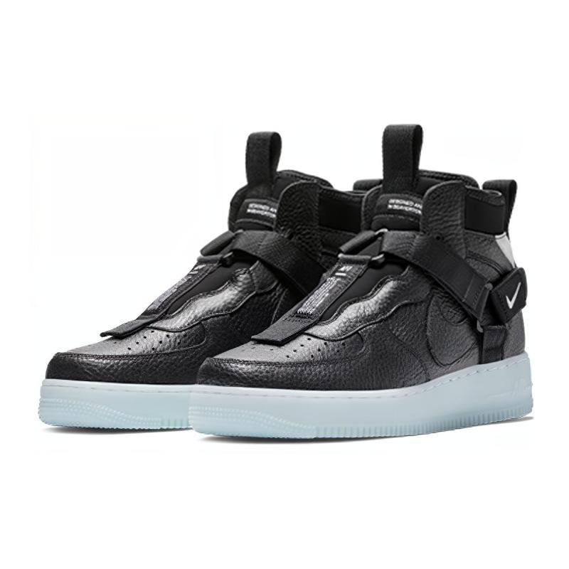Nike Кроссовки Air Force 1 Mid Utility Black Half Blue AQ9758-001