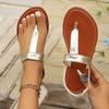 Women Sandals 2025 New Fashion Daily Sandals Brand Thong Women Sandals Buckle Strap Flat Open Toe Female Shoes Zapatos De Mujer