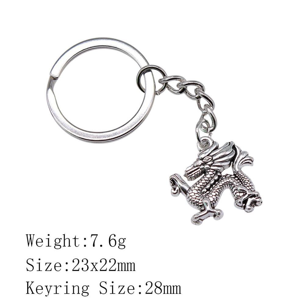 День благодарения Пара Брелок Дракон Змея Аниме Брелок Рюкзак Цепи Женщины