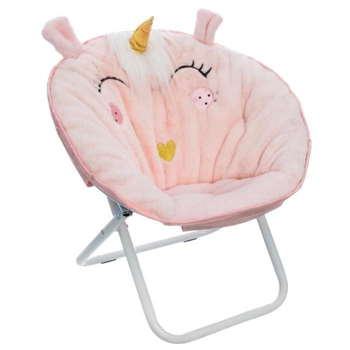 Fauteuil pliant "Licorne" pour chambre d'enfant Atmosphera Kids