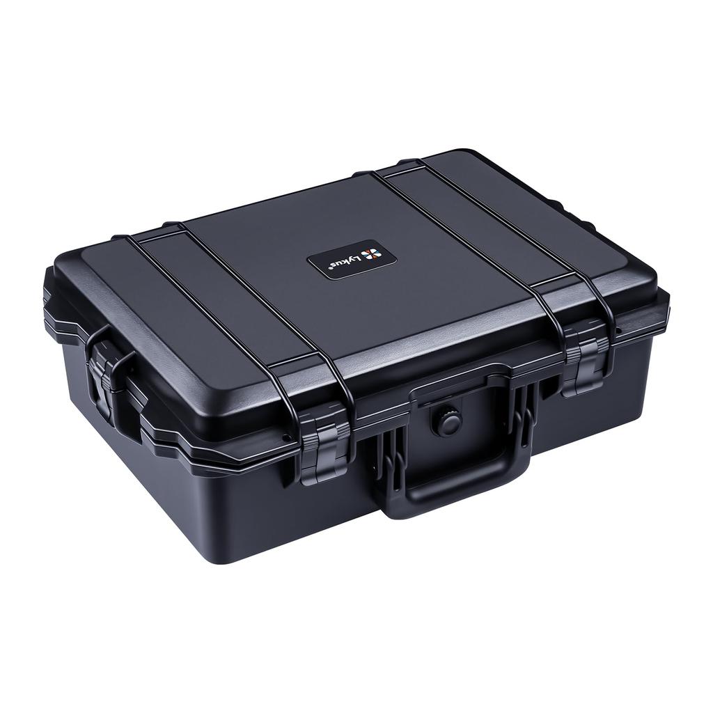 Lykus Waterproof Hard Case with Grid Cut Sponge Inner Suitable for Video HC-5210 Built-in Dimensions 52x36x18.5cm Computers, Drones, Cameras,