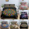 Three-Piece 3D Digital Printing Bedding Wind Mandala Printing Quilt Cover