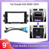 Рамка-переходник для 9-дюймовой магнитолы, подходит для Suzuki SX4 2006-2014, монтажная панель-адаптер для Android-магнитолы, автомобильные аксессуары