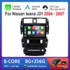 9'' Автомобильный радиоприемник, мультимедийный плеер, Android-система 4G для Nissan Teana J31 2004 - 2007 Carplay, GPS, Navi, WiFi, HD-экран, DSP, стереосистема