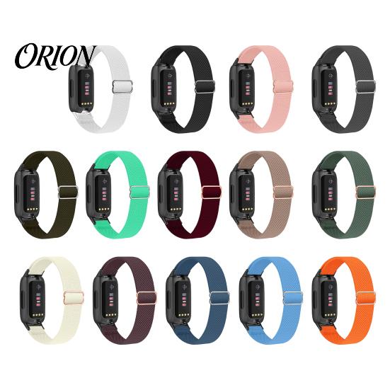 Легкий сменный ремешок для часов Эластичные нейлоновые ремешки для Fitbit Inspire 3, Регулируемый быстросъемный ремешок, Дышащий плетеный спортивный ремешок