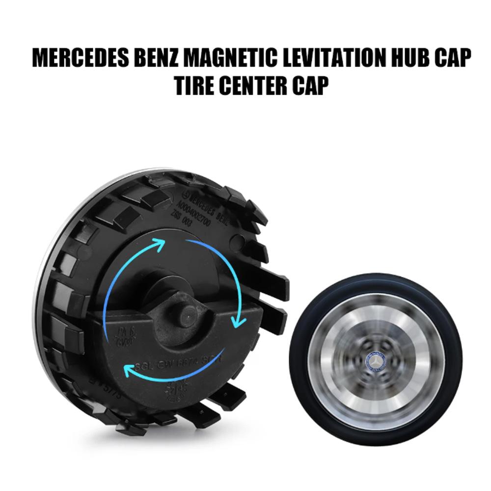 4pcs 75mm Floating car Wheel Center Caps emblem for Mercedes Benz AMG black/silver hub cover wheel parts auto accessories XF6