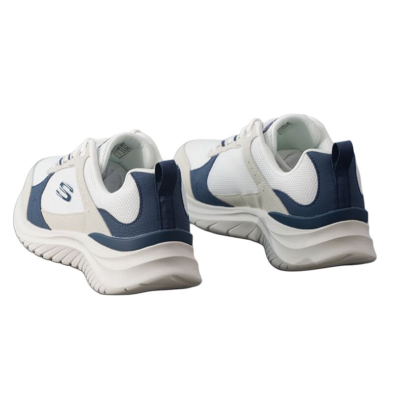 Skechers Flection 3.0 Пена с эффектом памяти Удобные Универсальные Прочные Дышащие Кроссовки для бега Мужские кроссовки Цвет: Off-White 8790357-OFWT
