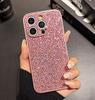 Корейский легкий люкс чехол для мобильного телефона iPhone15 Apple 17ProMax блестящий бриллиант воздушный металлик краска 16 Корейская версия женских моделей