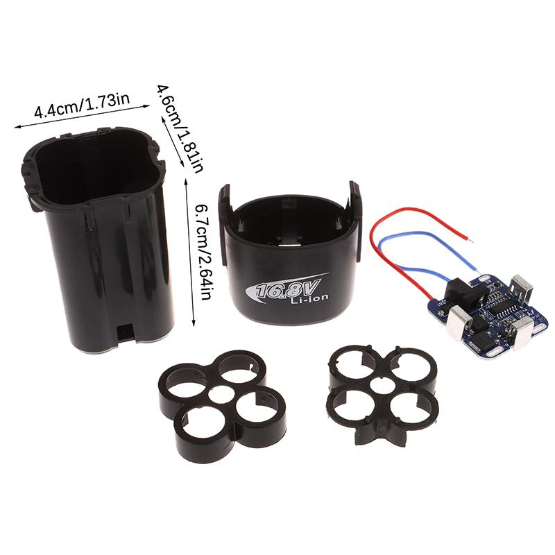 4S Bms 18650 литиевая батарея коробка для хранения 16.8V Bms Pcba для электроинструмента с держателем никелевая емкость этикетка без батареи