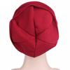 Шляпа Женская Повязка на голову Внутренний Хиджаб Шапка Шапка для химиотерапии Женская Хлопковая Шляпа Шапка-бини Свободного покроя Однотонный Бонет