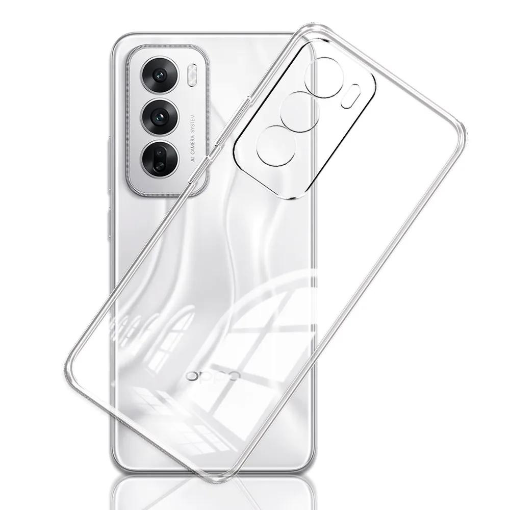 For Oppo Reno12 Pro CPH2629 Case Clear Silicone Soft TPU Phone Case For Oppo Reno12 CPH2625 Funda Protect Shockproof Cover Coque