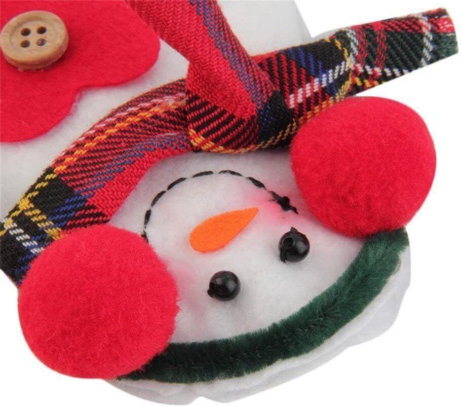 10 шт. рождественские держатели для серебра, набор милых ножей и вилок, сумки, кухонная посуда, карманы для Рождества, домашний ресторан, декор стола, орнамент