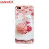 HAMEINUO Food for Macarons Biscuits Cell Phone Cover Case for Iphone X 8 7 6 4 4s 5 5s SE 5c 6s Plus