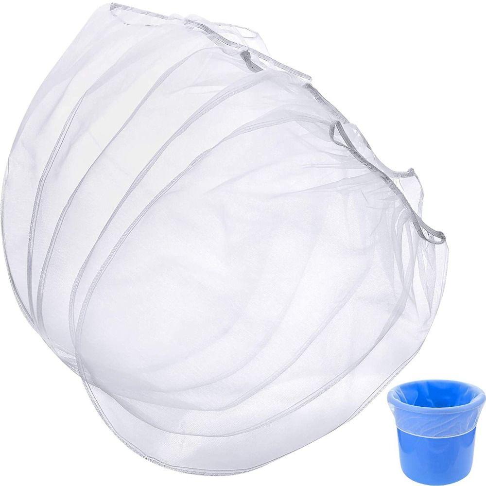 5Pcs 1/2/5 Gallon Liquid Filter Bags Top Opening Paint Screen Net Home Decoration