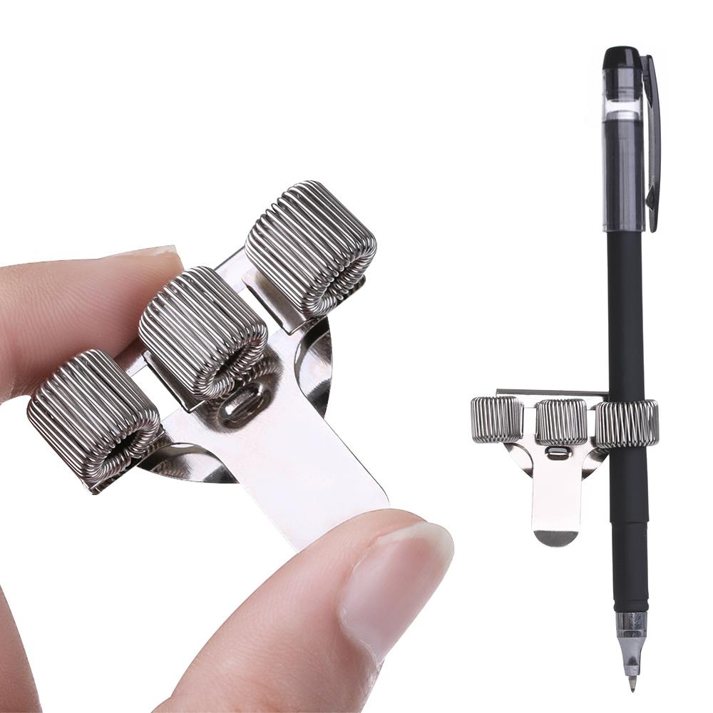 Office Supplies Stationery Doctors Metal Spring Pen Holders Single/Double/Triple With Pocket Clip